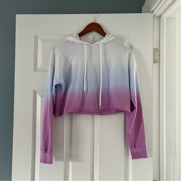 Forever 21 Tops - Forever 21 Tie Dye Crop Hoodie